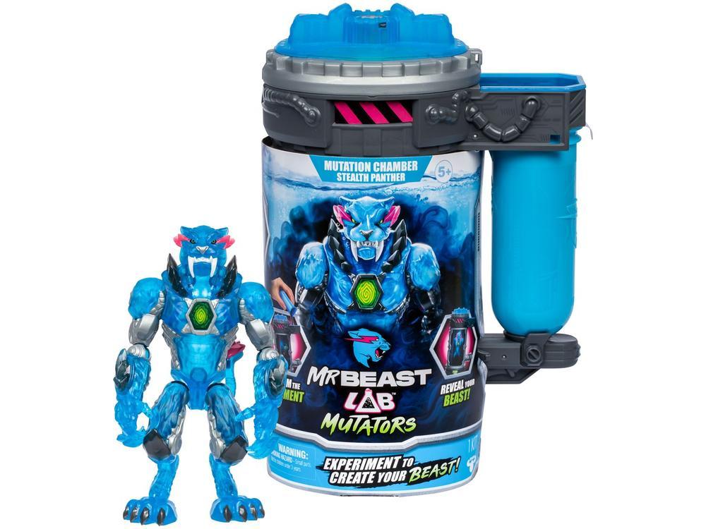 Boneco MrBeast Lab Pantera Glow 9cm Candide - 10