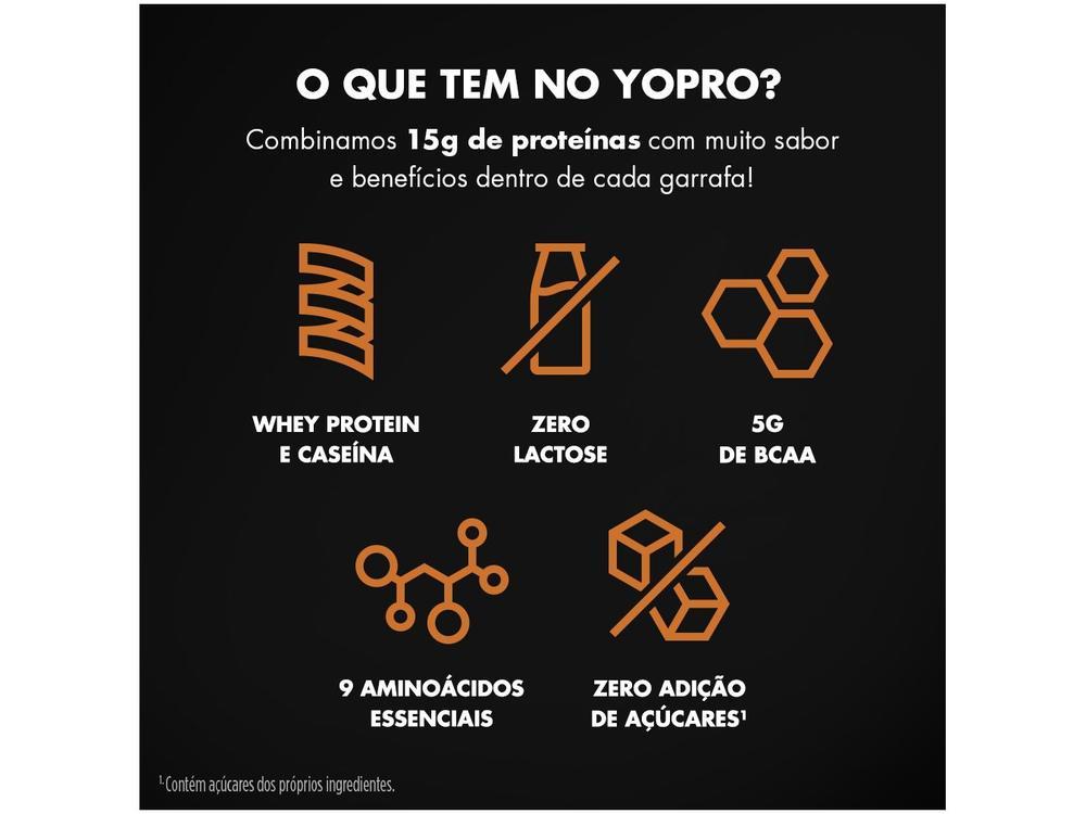 Bebida Láctea UHT com 15g de Proteínas Danone YoPRO Doce de Leite Havanna 250ml - 12