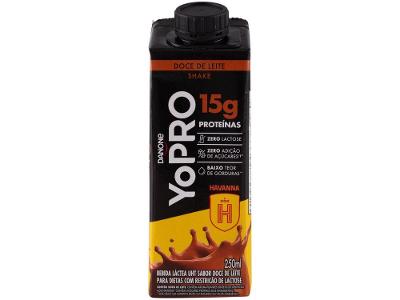 YoPRO Bebida Láctea UHT Doce de Leite Havanna 15g de proteínas 250ml