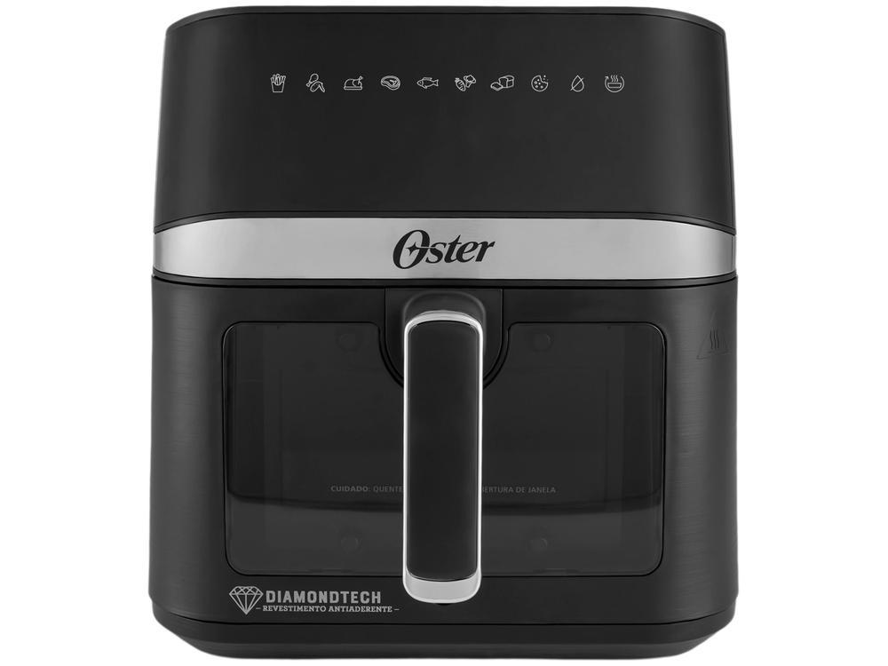 Air Fryer Oster DiamondTech Preto e Prata com Timer 6L - 5