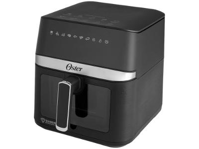 Air Fryer Oster DiamondTech Preto e Prata com Timer 6L