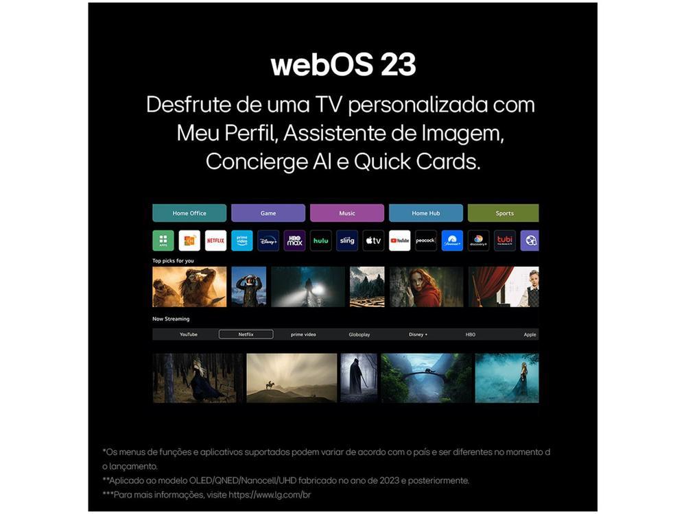 Smart TV 32" LG HD LCD 32LR600BPSA com Alexa 2 HDMI 1.4 USB - 3