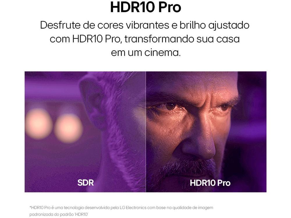 Smart TV 32" LG HD LCD 32LR600BPSA com Alexa 2 HDMI 1.4 USB - 6