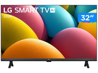 Smart TV 32" LG HD LCD 32LR600BPSA com Alexa 2 HDMI USB