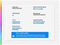 Fralda Babysec Premium Hiper M 5 a 9,5kg 68 Unidades - 3