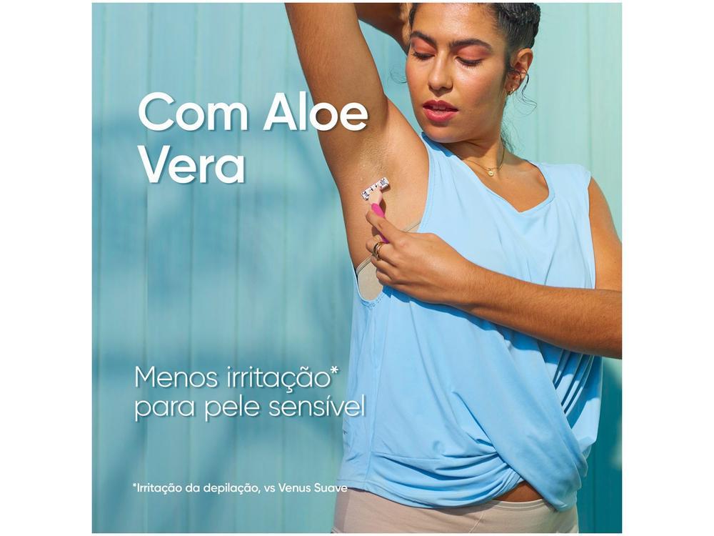 Aparelho de Depilação Gillette Venus Suave Sensitive 4 Unidades - 3