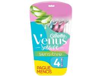 Aparelho de Depilação Gillette Venus Suave Sensitive 4 Unidades - 1