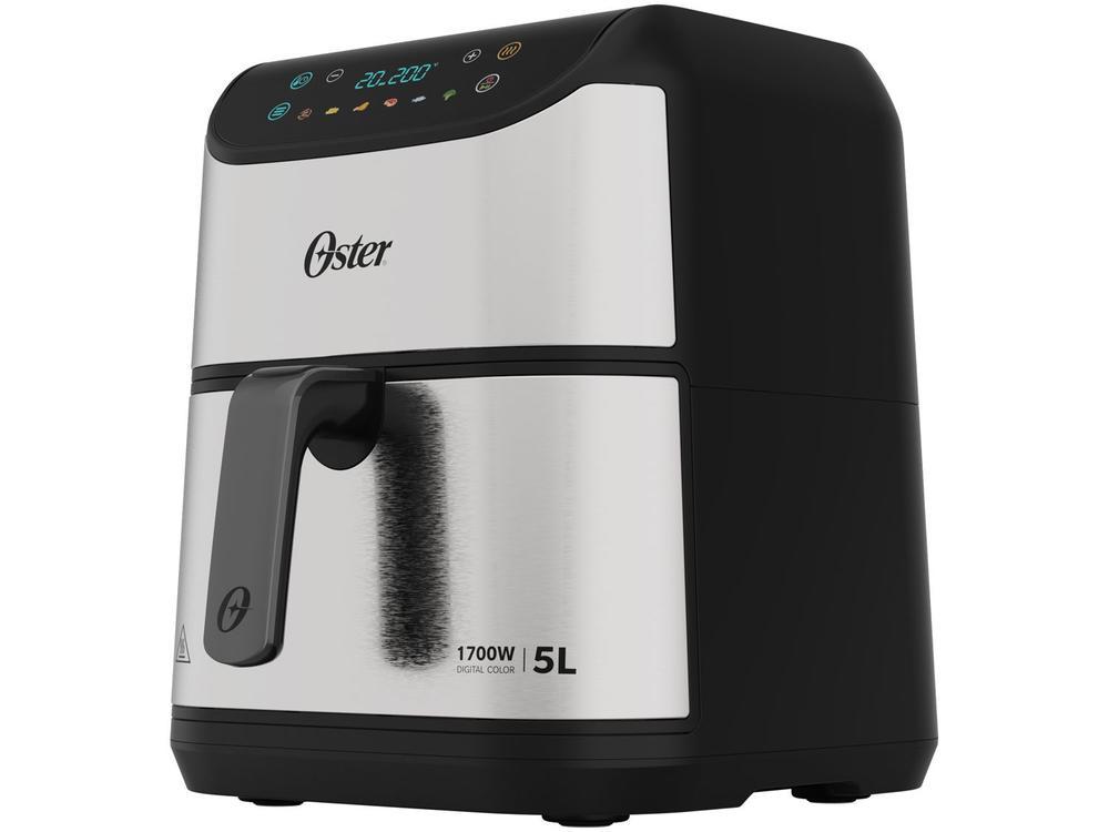 Air Fryer Oster OFRT930 Inox e Preto com Timer Inox 5L - 11