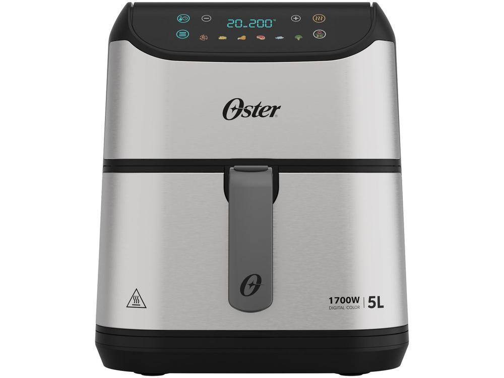 Air Fryer Oster OFRT930 Inox e Preto com Timer Inox 5L - 17