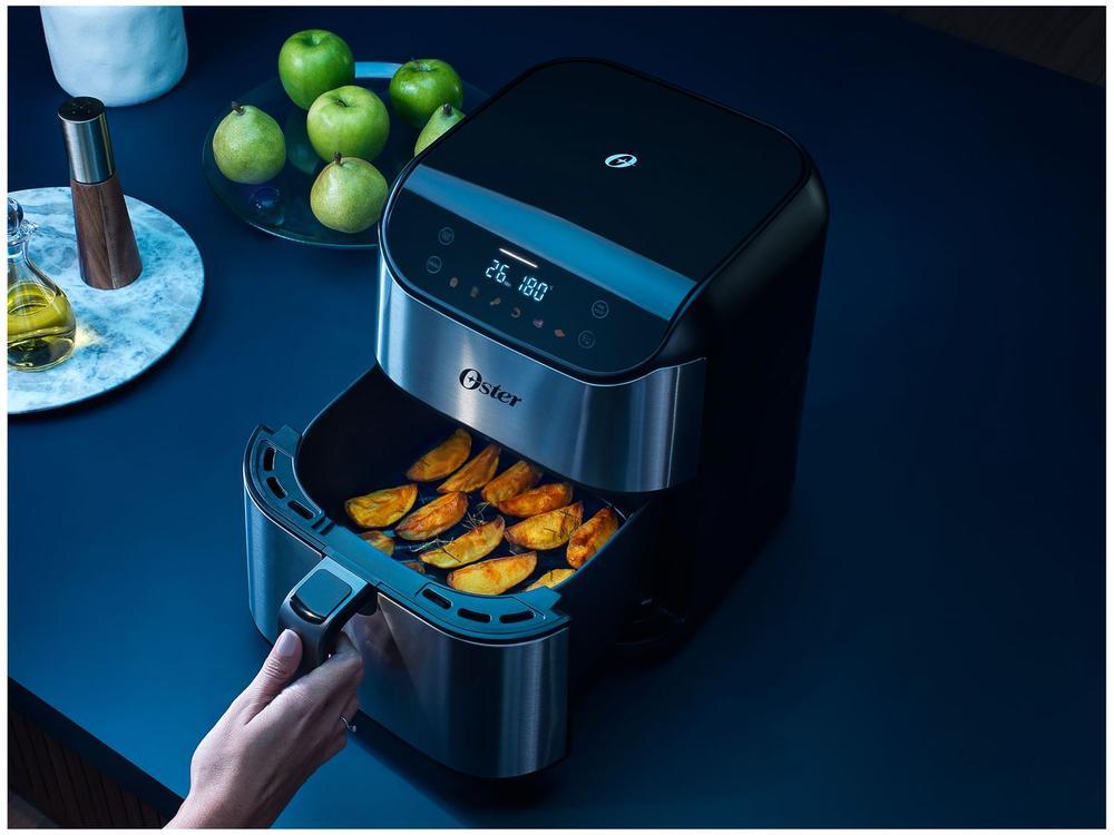 Air Fryer Oster OFRT930 Inox e Preto com Timer Inox 5L - 3