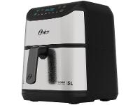 Air Fryer Oster OFRT930 Inox e Preto com Timer Inox 5L - 1