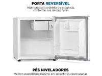 Frigobar Mondial 46L Branco e Cinza FGB-01-W50 - 6