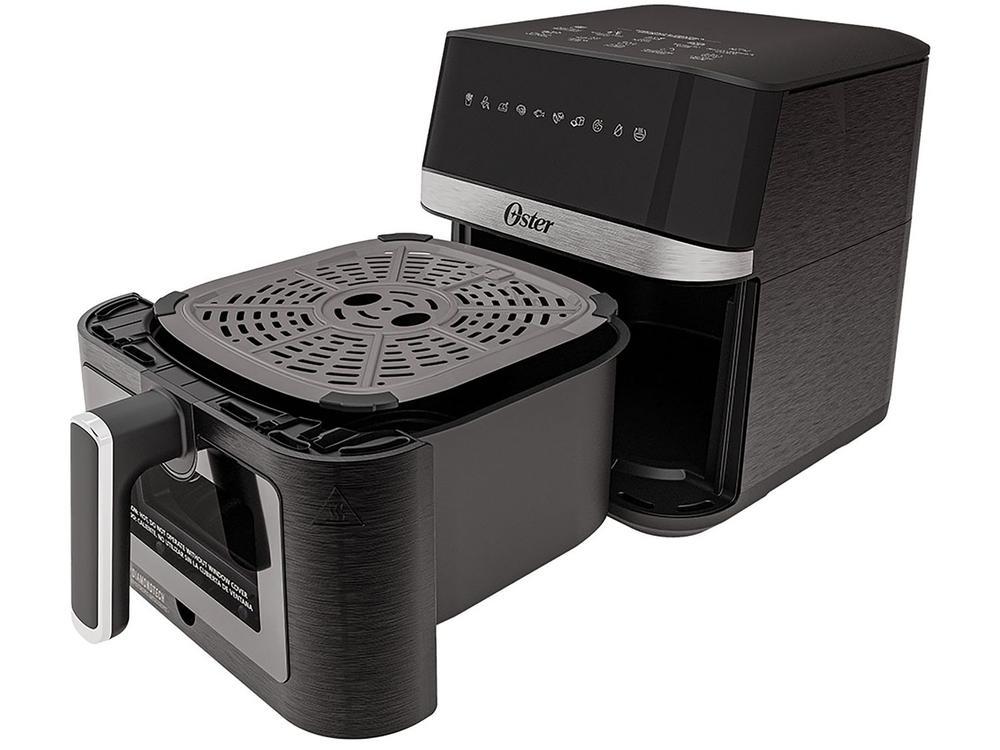 Air Fryer Oster DiamondTech Preto e Prata com Timer 6L - 17