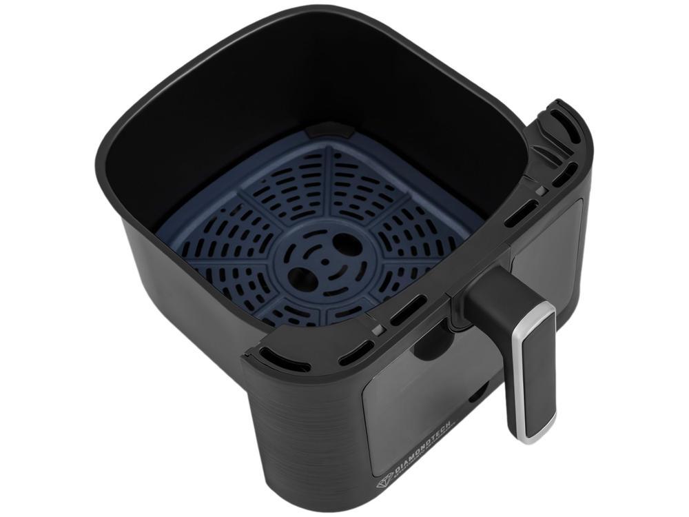 Air Fryer Oster DiamondTech Preto e Prata com Timer 6L - 8