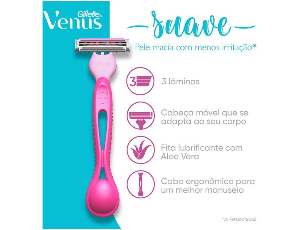 Aparelho de Depilação Gillette Venus Suave 6 Unidades - 2