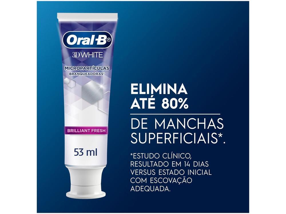 Creme Dental Oral-B 3D White Brilliant Fresh 70g 6 unidades - 3
