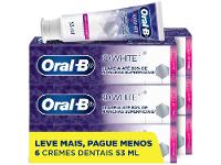 Creme Dental Oral-B 3D White Brilliant Fresh 70g 6 unidades - 2