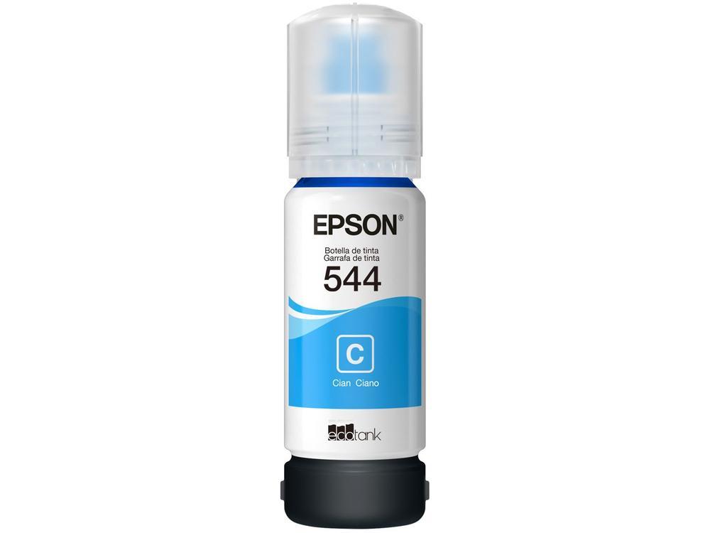 Garrafa de Tinta Epson EcoTank T544 Ciano Original Refil - 1