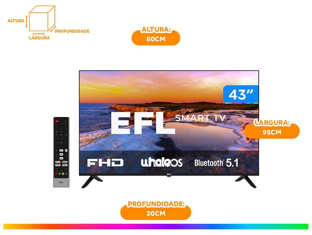 Smart TV 43" HD EFL DLED SX800 43SX800FD 3 HMDI 2 USB - 9