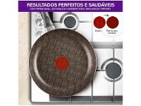 Jogo de Panelas Rochedo Antiaderente de Alumínio Vermelho  5 Peças Facilita - 6