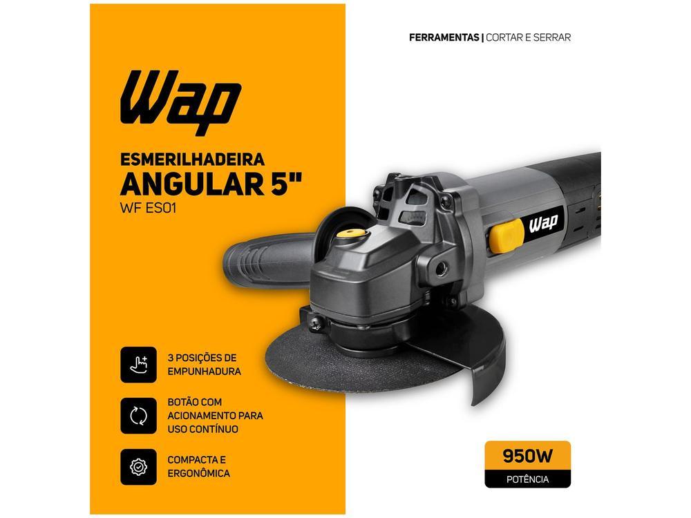 Esmerilhadeira Wap Angular 950W 5" WF ES01 - 2