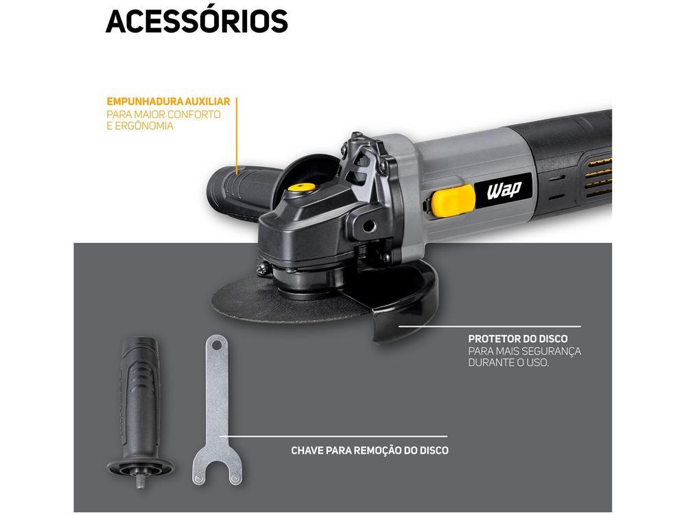 Esmerilhadeira Wap Angular 950W 5" WF ES01 - 4