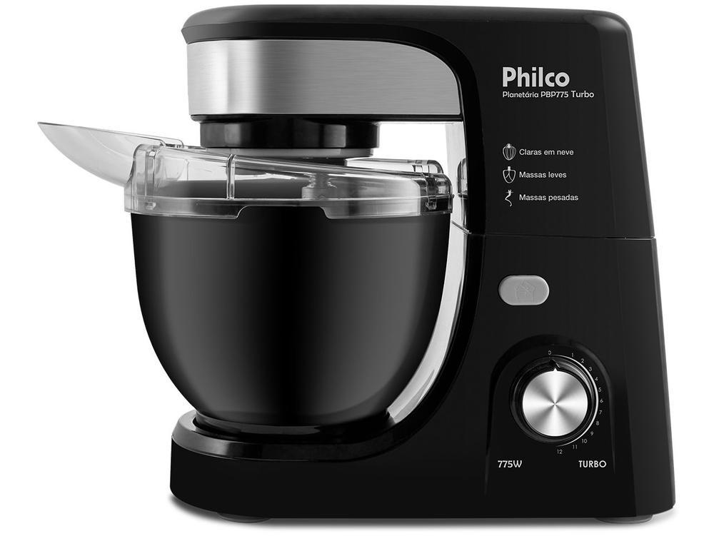 Batedeira Planetária Philco Preta 775W 12 Velocidades 4 Litros Turbo PBP775P - 2