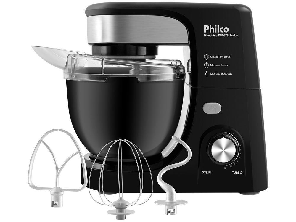 Batedeira Planetária Philco Preta 775W 12 Velocidades 4 Litros Turbo PBP775P - 1