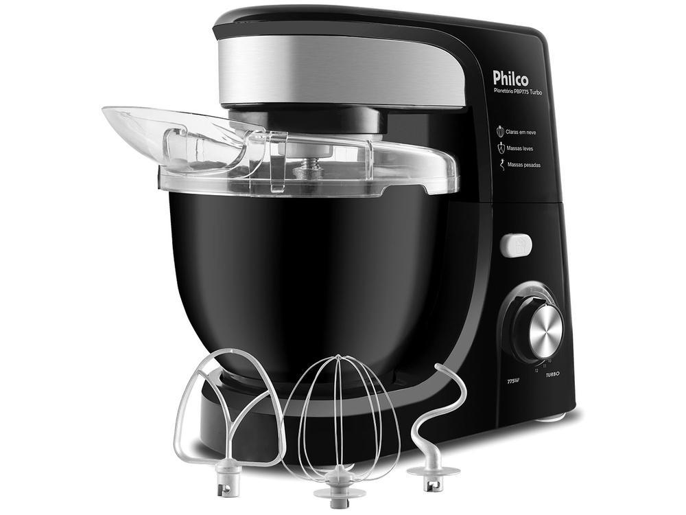Batedeira Planetária Philco Preta 775W 12 Velocidades 4 Litros Turbo PBP775P - 3