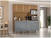 Armário de Cozinha Compacta Luciane Luna 8 Portas 2 Gavetas com Torre Quente - Opcional para Pia - 11