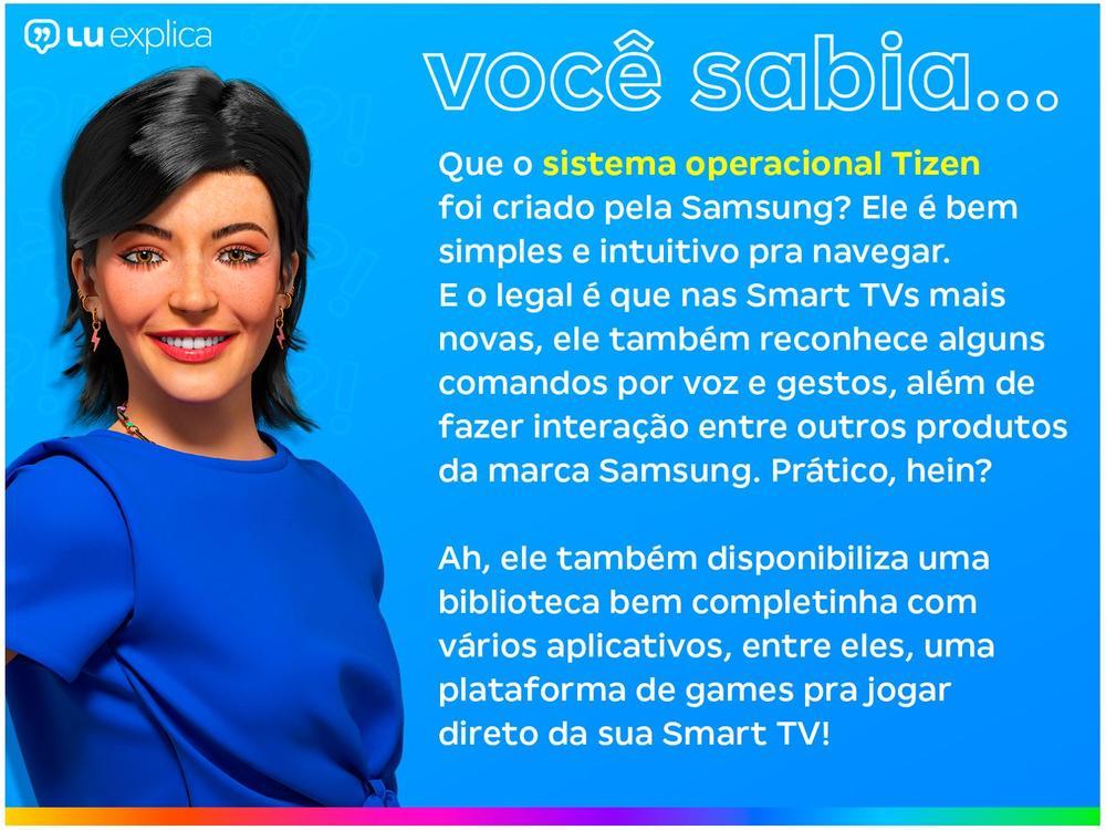 Smart TV 65" Samsung 4K UHD OLED Big TV QN65S90DAEXZD 120Hz Tizen com Alexa e Bixby 4 HDMI 2 USB-A - 3