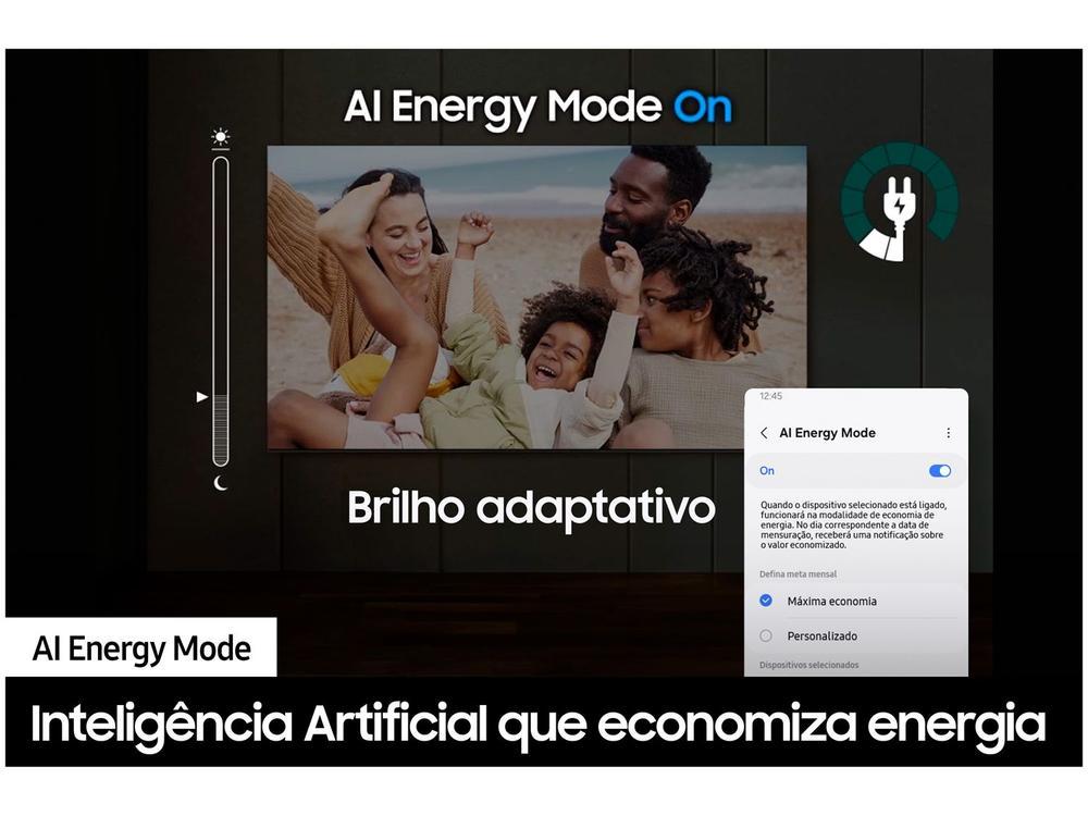 Smart TV 65" Samsung 4K UHD OLED Big TV QN65S90DAEXZD 120Hz Tizen com Alexa e Bixby 4 HDMI 2 USB-A - 8