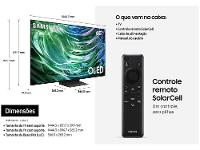 Smart TV 65" Samsung 4K UHD OLED Big TV QN65S90DAEXZD 120Hz Tizen com Alexa e Bixby 4 HDMI 2 USB-A - 9