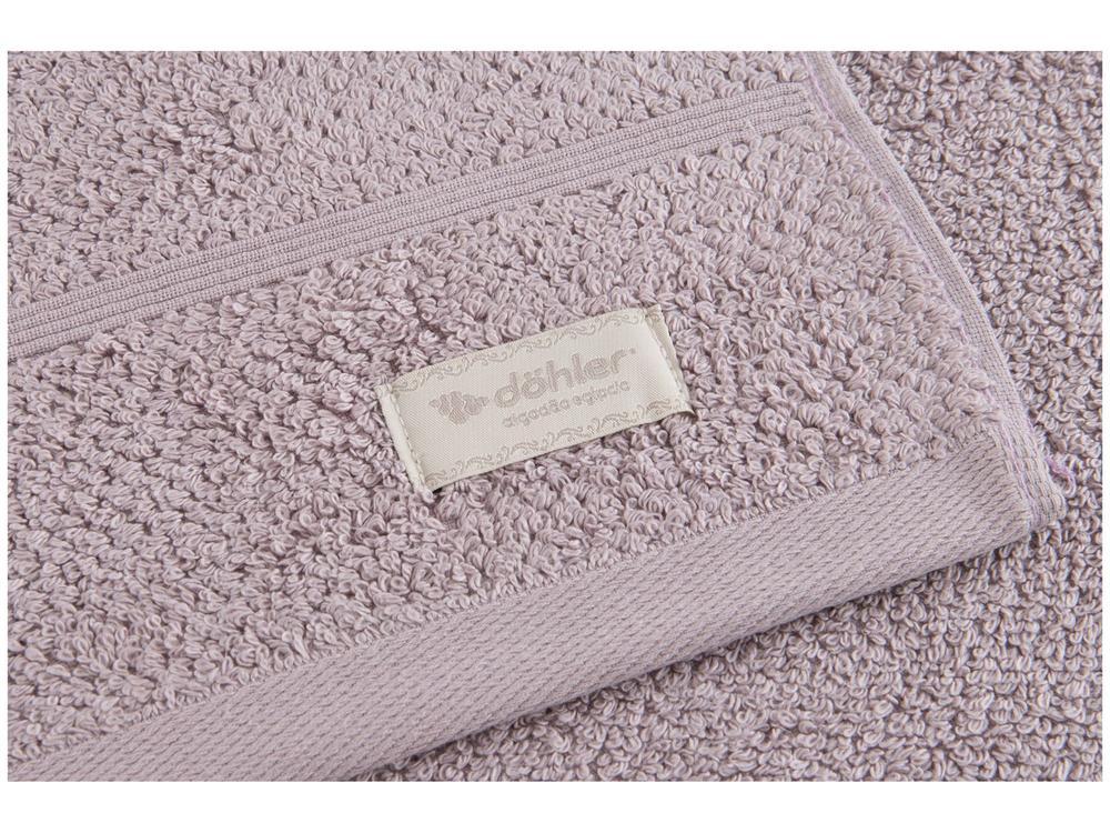 Jogo de Toalhas de Banho Dohler 100% Algodão Kairo Roxo 4 Peças - 7