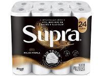 Papel Higiênico Folha tripla Bracell Supra 24 Rolos 20m - 1