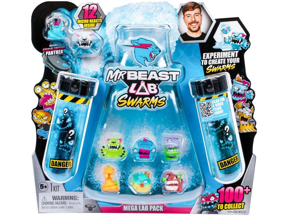 Boneco Colecionável MrBeast Lab Swarms 2,5cm - 1