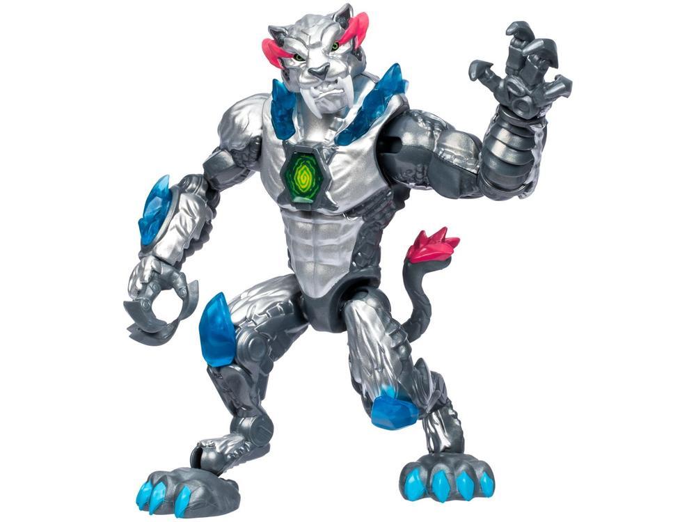 Boneco MrBeast Lab Mutators Pantera Metálica 13cm - 13