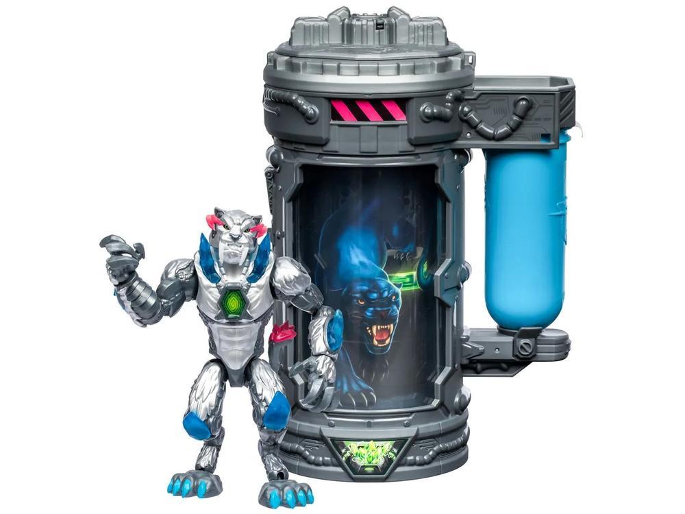 Boneco MrBeast Lab Mutators Pantera Metálica 13cm - 4