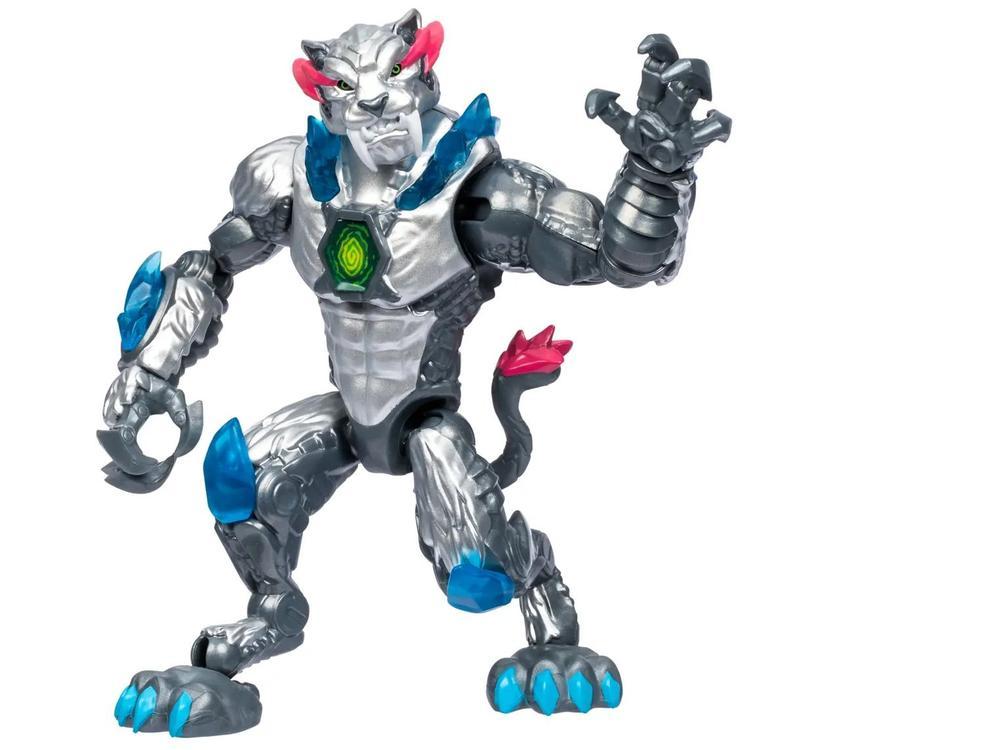 Boneco MrBeast Lab Mutators Pantera Metálica 13cm - 6