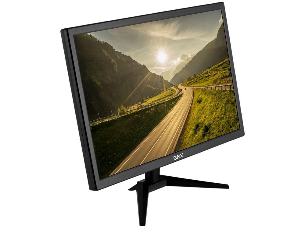 Monitor 20" LED 75Hz 5ms BRX Office Widescreen HDMI e VGA - 7