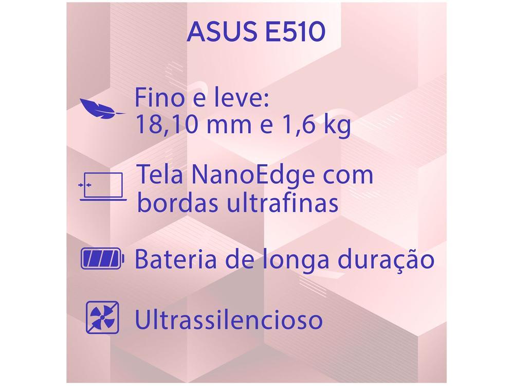 Notebook ASUS Vivobook Go 15 Intel Celeron 4GB RAM 128GB eMMC 15,6" UHD Rosa Windows 11+ Microsoft 365 Personal Office E510KA-BR833WS - 13