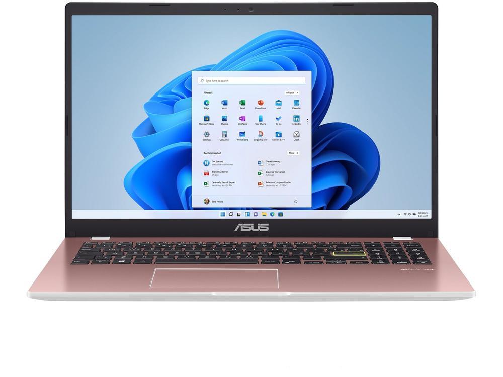 Notebook ASUS Vivobook Go 15 Intel Celeron 4GB RAM 128GB eMMC 15,6" UHD Rosa Windows 11+ Microsoft 365 Personal Office E510KA-BR833WS - 18