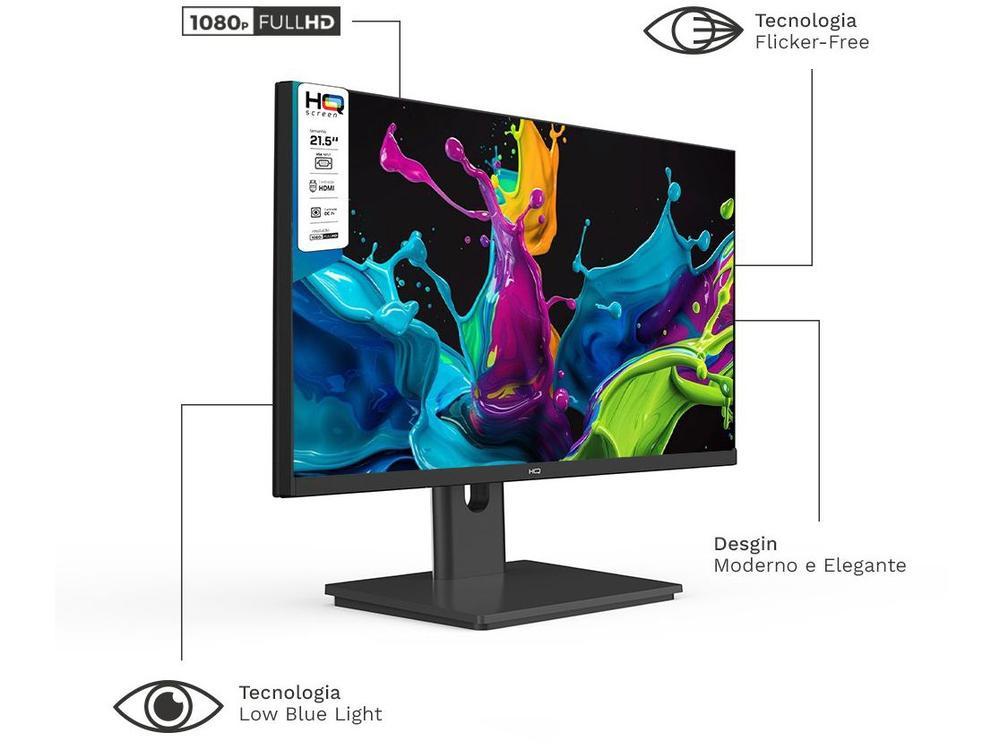 Monitor 21,5" LED HQ 75Hz 5ms M215HQ HDMI VGA - 4