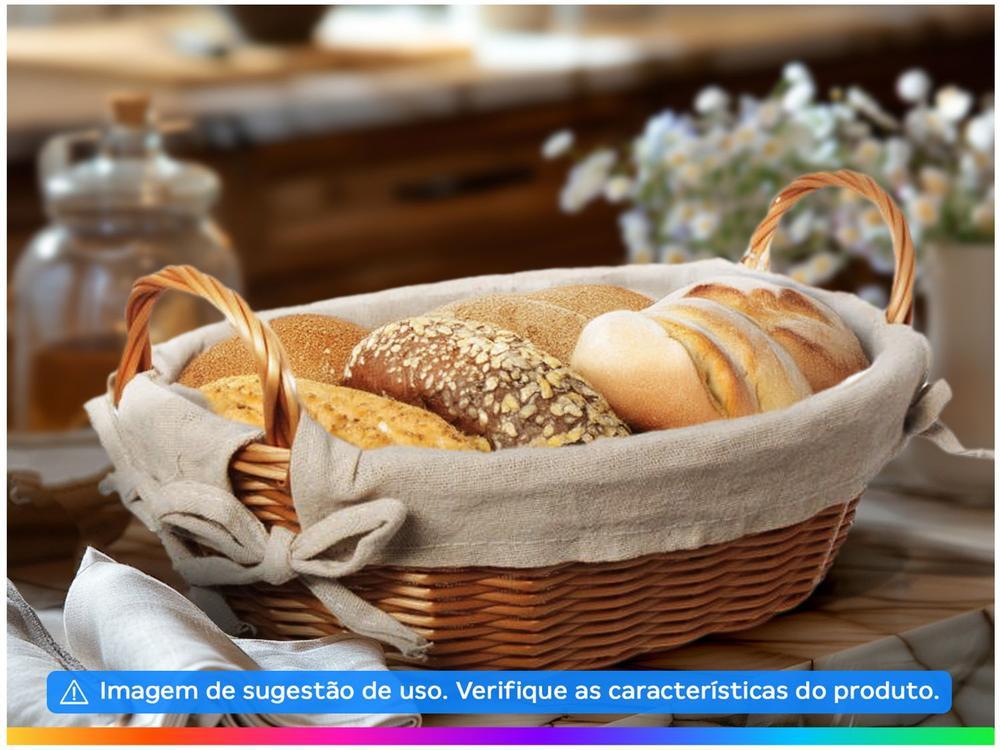 Cesto Organizador Multiuso Marrom Hauskraft Rattan Lily - 2