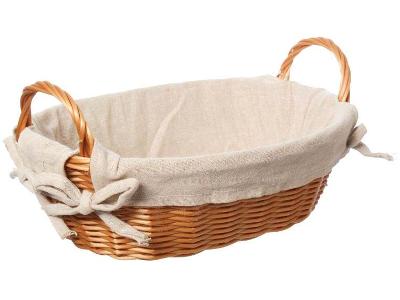 Cesto Organizador Multiuso Marrom Hauskraft Rattan Lily