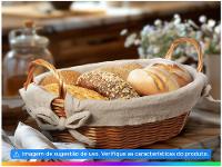 Cesto Organizador Multiuso Marrom Hauskraft Rattan Lily - 2