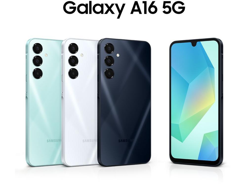 Smartphone Samsung Galaxy A16 256GB Azul Escuro 5G 4GB RAM 6,7" FHD+ Câm Tripla + Selfie 13MP - 2
