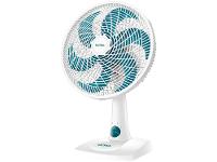 Ventilador de Mesa Ultra V-UT-30-01 30cm 6 Pás 3 Velocidades Branco e Azul - 12
