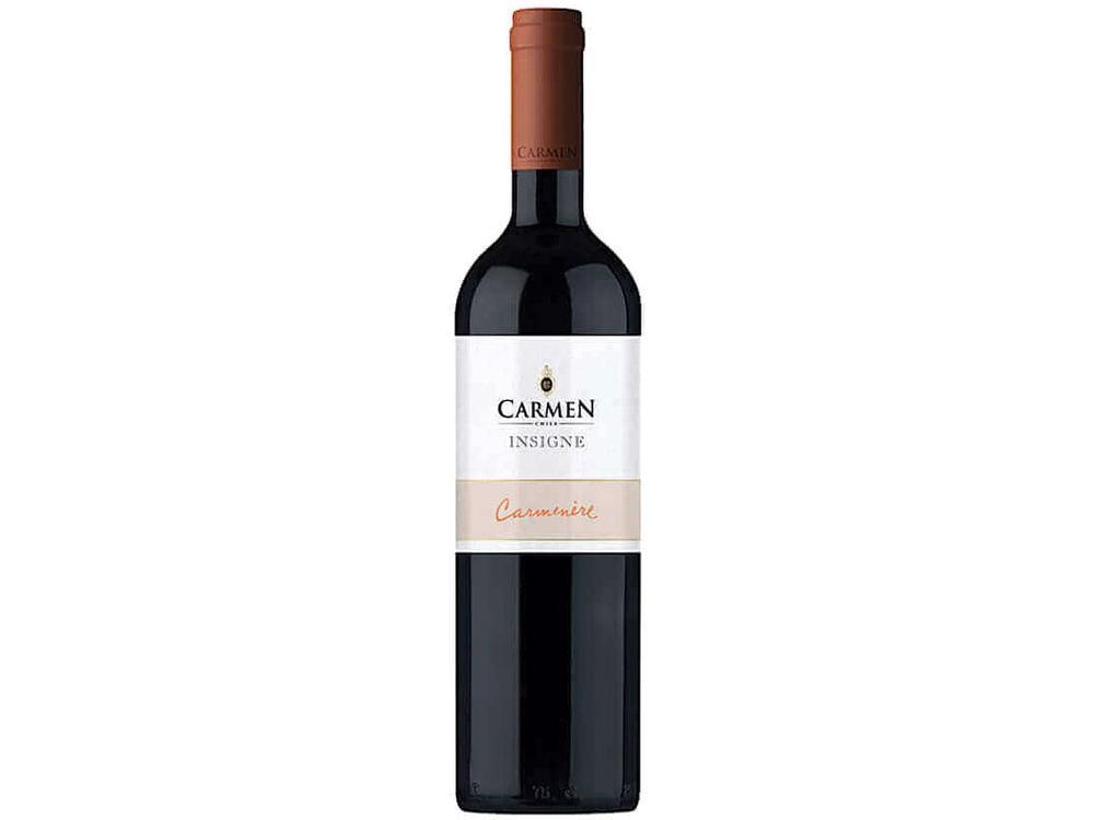 Vinho Tinto Seco Carmen Insigne Carménère Chile 750ml - 1