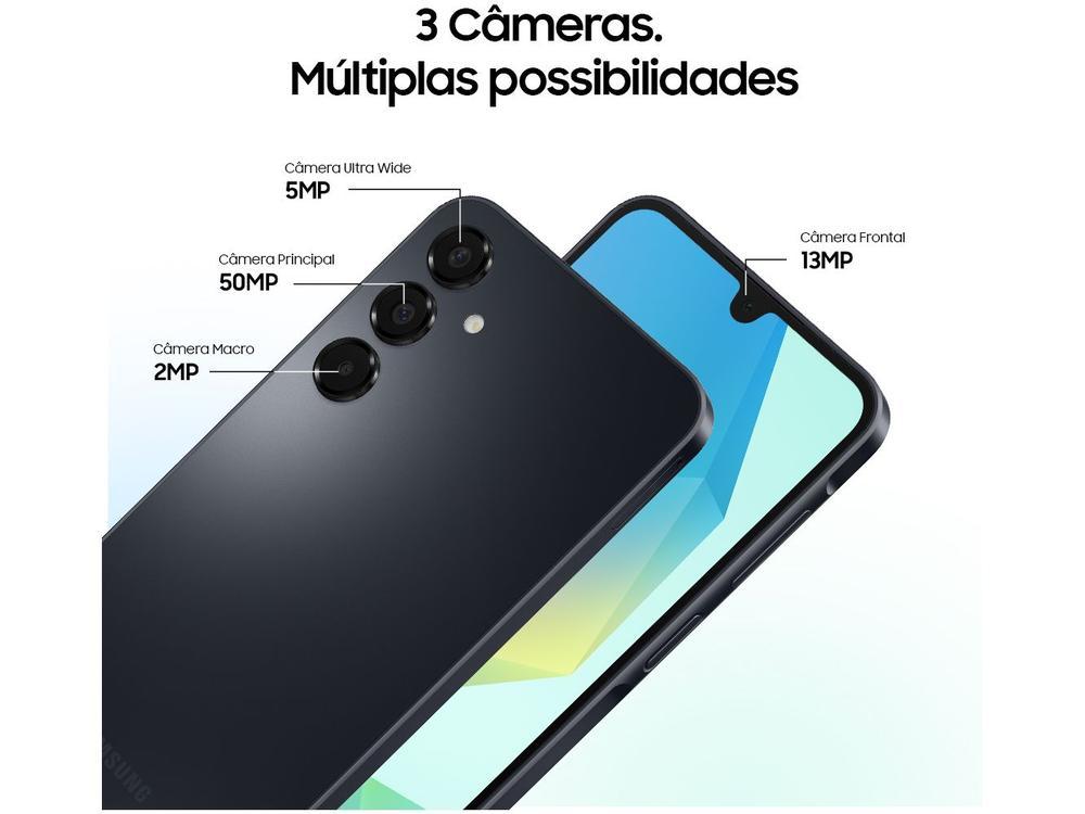 Smartphone Samsung Galaxy A16 128GB Cinza 4GB RAM 6,7" FHD+ Câm Tripla de até 50MP + Selfie 13MP Bateria 5000mAh - 7